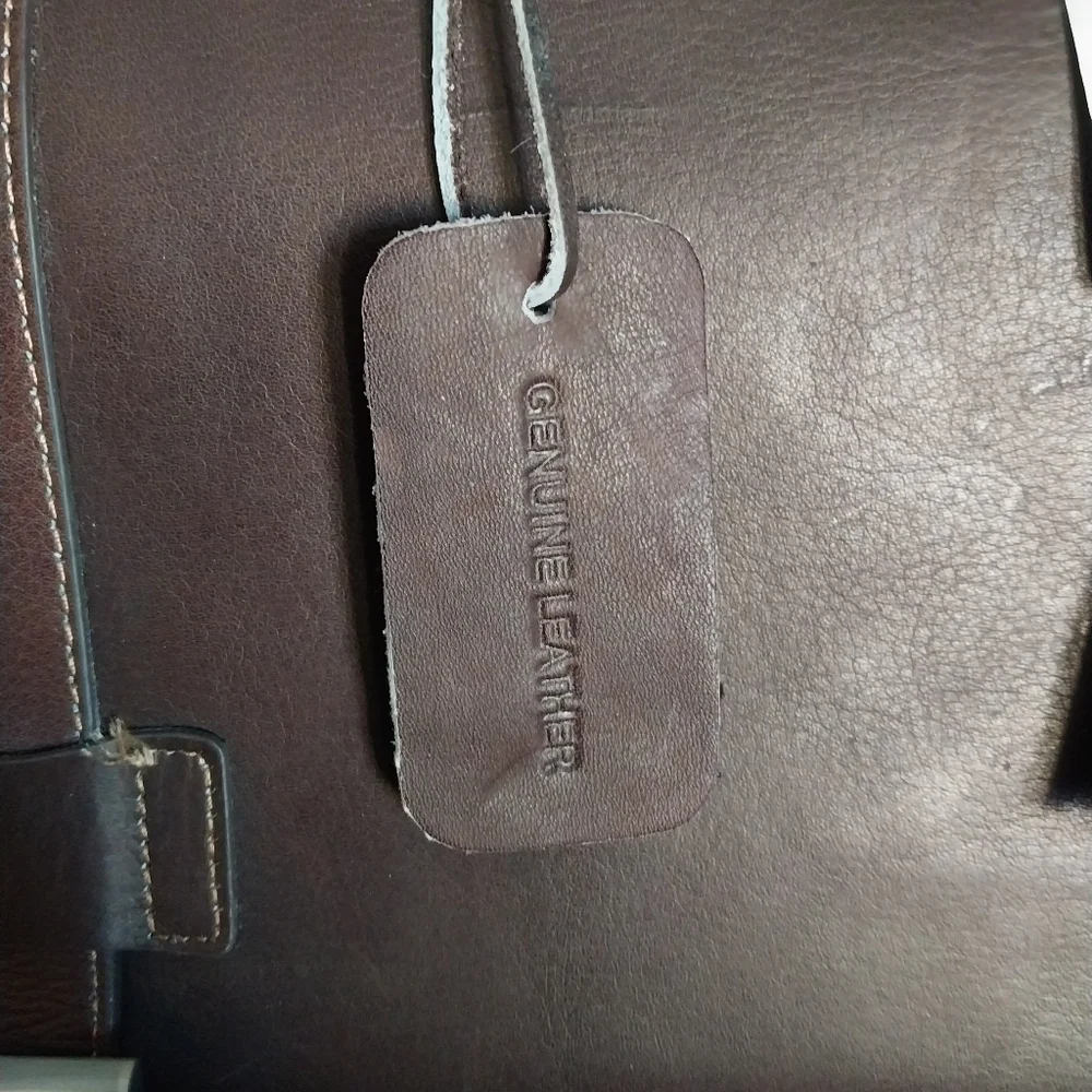 Kenneth Cole Reaction Portfolio Computer Case Colombian Leather NWT